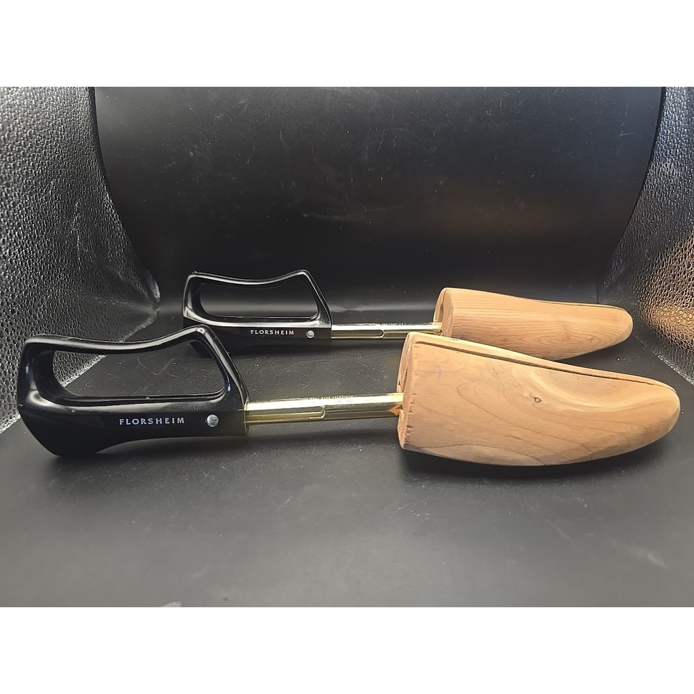 Vintage Shoe Keeper Rochester Travel Tree Large Black Handle Florsheim